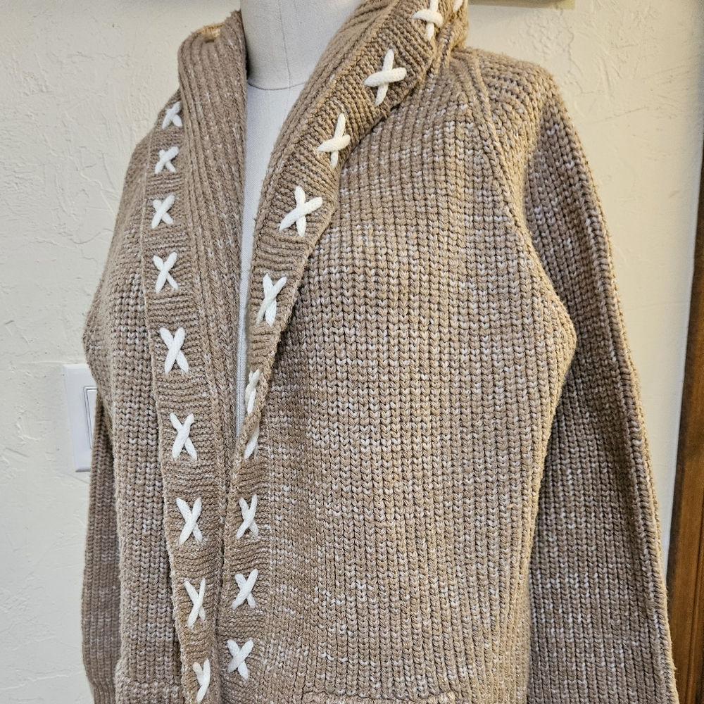 Oversized Hoody Cardigan Sweater